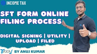 SFT Form 61A Filing Process on Income Tax Portal Explained with DSC Utility XML Generation [upl. by Robertson]