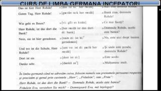 Curs de limba Germana incepatori temadictionar  Lectia 2 [upl. by Noj]