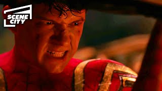 SpiderMan No Way Home Final Fight Scene Tom Holland Willem Dafoe Movie Clip [upl. by Lemej]