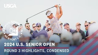 2024 US Senior Open Highlights Round 3 Condensed [upl. by Fidel]