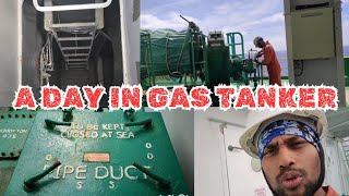 Enclosed Space Entry in LNG Tanker  A day in Gas Tanker👷 Merchant Navy Vlog sealife adayinmylife [upl. by Sylvester]