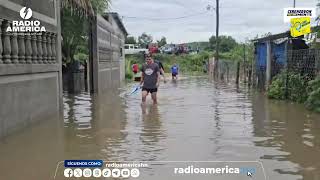 Inundaciones en Choloma por Tormenta Sara [upl. by Akinimod228]