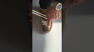 Casual shoessneakers laces tie technique clean look [upl. by Amaerd]