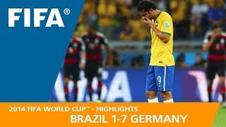 Brazil v Germany  2014 FIFA World Cup  Match Highlights [upl. by Reynolds973]