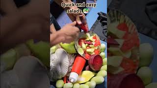 Easy Salad youtubeshorts trending viralvideo viralshorts viralreels shorts [upl. by Bone]