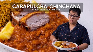 COMO PREPARAR CARAPULCRA CHINCHANA CON SOPA SECA  ALEXANDER QUESQUÉN  ACOMERPE [upl. by Amlev]