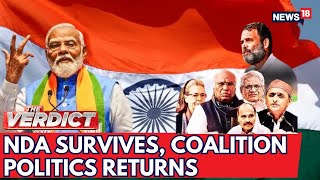 Lok Sabha Election Results  Back To Coalition Politics NDA Survives INDIA Revives  News18 N18ER [upl. by Aneehsak]