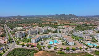 Protur Sensatori Biomar Hotel in Sa Coma  Aerial View of Mallorca [upl. by Tri]