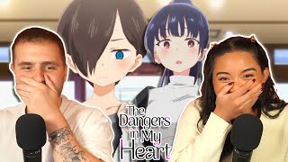 WE CANT STOP SMILING😂  The Dangers in My Heart Episode 4 Reaction [upl. by Inavihs]