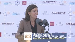 Watch Gov Hochul makes housing announcement in Westchester County [upl. by Lanta]