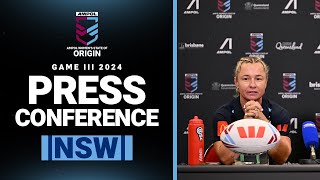 State of Origin 2024  NSW Sky Blues Press Conference  Game 3 [upl. by Myk305]