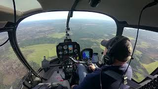 Autorotation from 6000 ft Robinson R44 Raven II [upl. by Towny48]