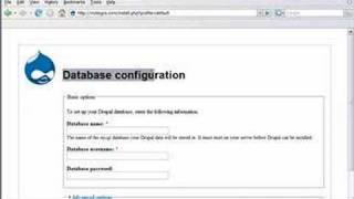 Drupal  Part 1 Installing the Framework [upl. by Fong555]