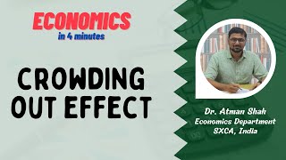 Crowding Out Effect  Economics in 4 minutes  Dr Atman Shah  SXCA [upl. by Anya]