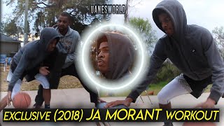 Exclusive Ja Morant Home Workout w His Dad 2018  Before the Fame [upl. by Nairrad965]