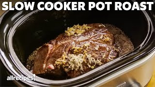 How to Make Slow Cooker Pot Roast  Allrecipes [upl. by Yuri]