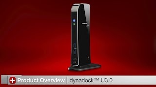 Toshiba HowTo Connecting your Toshiba Dynadock U30 docking station to your computer [upl. by Nivlag]