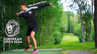 TULEVA FRISBEEGOLFIN MMKISARATA  European Open 2024  Niklas Anttila [upl. by Htabmas]