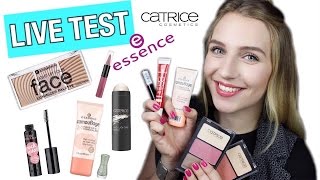 ESSENCE NEUHEITEN und CATRICE CONTOURIOS LE LIVE TEST SommerHerbst 2016 I Lubella [upl. by Tudor]