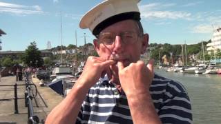 Don the Whistler at Bristols Harbourfest [upl. by Aerbas235]