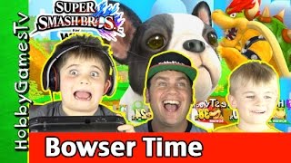 Bowser Smash With HobbyKids HobbyDad by HobbyKidsTV [upl. by Enelyt241]