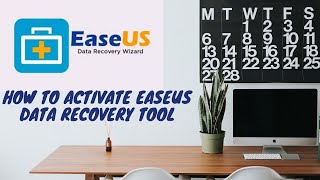 How to Activate EaseUS Data Recovery Tool New 2022  Junaid Saleem Tech [upl. by Randa]