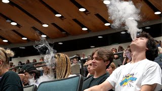 Vaping During a College Lecture [upl. by Hawger]