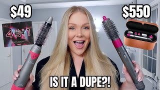 TESTING VIRAL 49 DYSON AIRWRAP DUPE 😱🤯 DOES IT ACTUALLY WORK  KELLY STRACK [upl. by Eisinger]