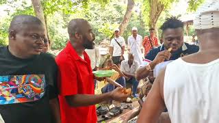 honourable femi Adebayo fighting Ibrahim chatta because of food [upl. by Eillom906]