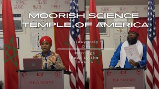 Moorish Science Temple of America  MarriageBack to the Basics [upl. by Nelrac66]