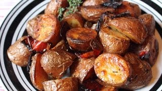 Roasted Red Potatoes  Simple Yet Awesome Roasted Potato Side Dish [upl. by Lindgren731]