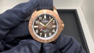 Shinola Bronze Monster GMT [upl. by Aimahc]