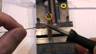 166 How to wind a trifilar toroid transformer for a diode ring mixer [upl. by Leynad]