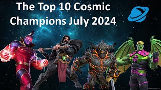 The Top 10 Cosmic Champions in Marvel Contest of Champions  July 2024 [upl. by Guillaume]