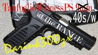 EAA Tanfoglio Witness PS 40 shooting [upl. by Mountfort]