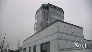 Carvanas 8story car vending machine in Denver sits empty [upl. by Nataniel]