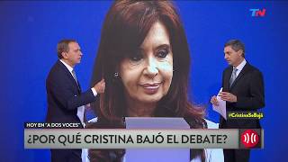 Cristina hizo caer el debate en quotA Dos Vocesquot [upl. by Anawad210]