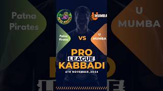 Patna Pirates Vs U Mumba Pro Kabaddi League Match Fantasyteam dream11kabaddi match [upl. by Maddeu]