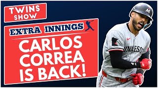 Minnesota Twins activate Carlos Correa from injured list [upl. by Dalohcin]