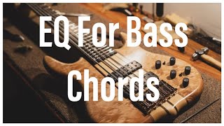 Bass Chord Electronic Settings For Ken Smith Bass KenSmithBasses [upl. by Eidde]