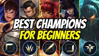 Wild Rift BEST Beginner Champions for EVERY ROLE [upl. by Cruce528]