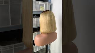 Anyone like ombre blonde full frontal bob wig [upl. by Bobbee983]