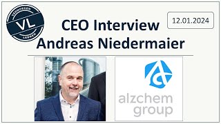 Alzchem  CEO Interview Andreas Niedermaier [upl. by Macario]