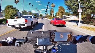 72v 12000w Stealth Bomber Clone Los Angeles Street Riding [upl. by Secrest]