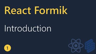 React Formik Tutorial  1  Introduction [upl. by Mialliw]