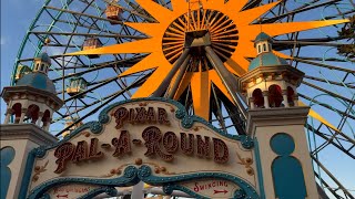 Death Wheel  Pixar PalaRound  April 2024  Disney California Adventure  4K OnRide [upl. by Nylleoj482]