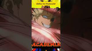 deku vs muscular reaction mashup  my hero academia s3 ep 4  quotone for all 1 million percentquot [upl. by Ecahc]