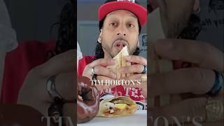 TimHortons TIM HORTONS BREAKFAST timhortons breakfast donuts doughnut coffee shortvideo [upl. by Aridatha131]