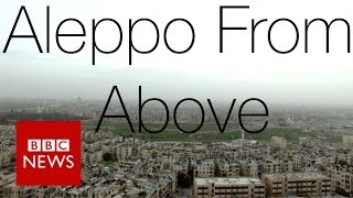 Syria conflict  Drone reveals extent of Aleppos destruction  BBC News [upl. by Willtrude504]