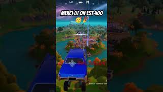 400 abonnés 🥳🙏🏼 Vous êtes monstrueux  fortnite gaming foryou viralvideo [upl. by Pelage]